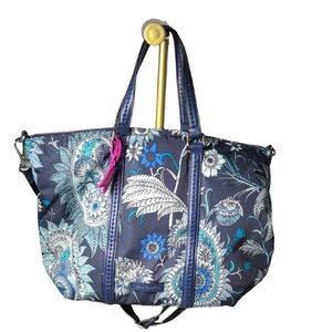 Vera Bradley Midtown Small Tote in Cornflower Blossoms